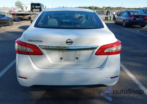 2015 Nissan Sentra S from USA, damaged, VIN 3N1AB7AP6FY356845